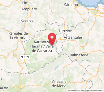 Map of La Cerca, Basque Country