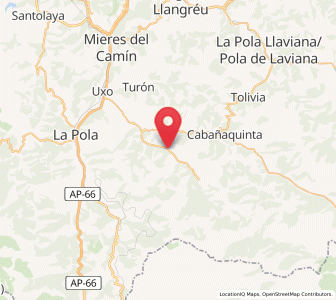 Map of La Enfestiella, Asturias