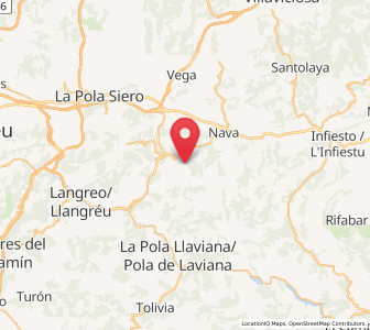 Map of La Figar, Asturias
