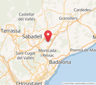 Map of La Florida, Catalonia