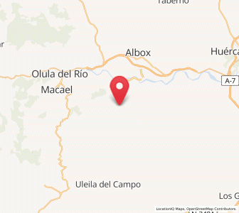 Map of La Fuente del Tío Molina, Andalusia