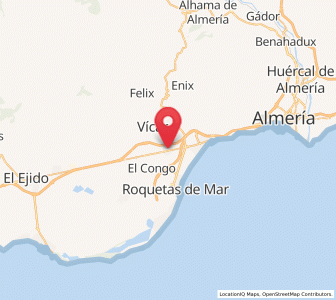 Map of La Gangosa Vistasol, Andalusia