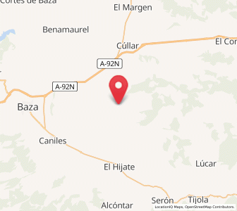 Map of La Jámula, Andalusia
