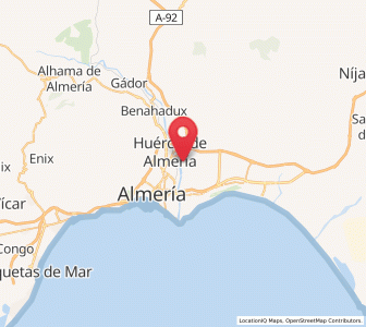 Map of La Juaida, Andalusia