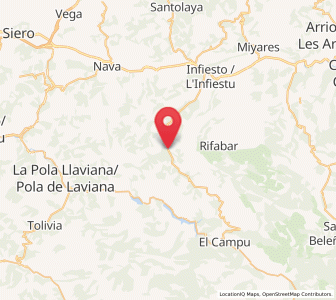 Map of La Marea, Asturias