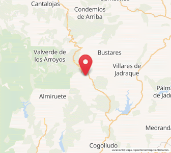 Map of La Nava de Jadraque, Castille-La Mancha