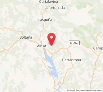 Map of La Pardina, Aragon