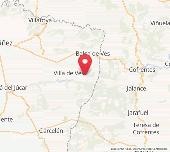 Map of La Pared, Castille-La Mancha