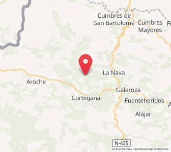 Map of La Pica, Andalusia