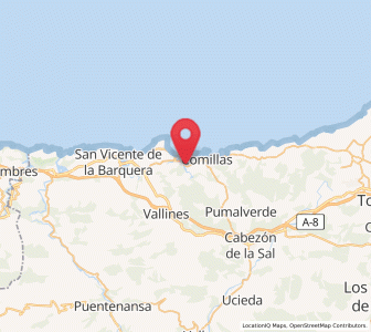 Map of La Rabia, Cantabria