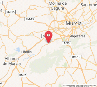 Map of La Vereda, Murcia
