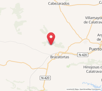 Map of La Viñuela, Castille-La Mancha