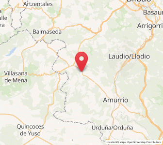 Map of Lanteno / Llanteno, Basque Country