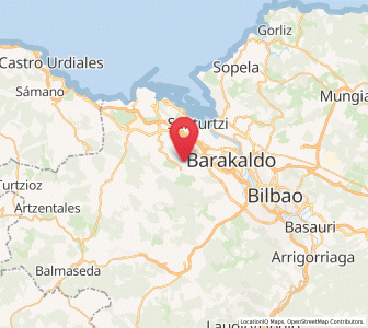 Map of Larreineta, Basque Country