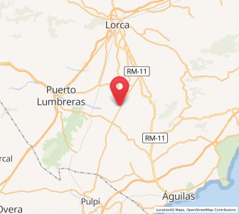 Map of Las Norias, Murcia