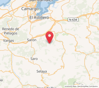 Map of Las Porquerizas, Cantabria