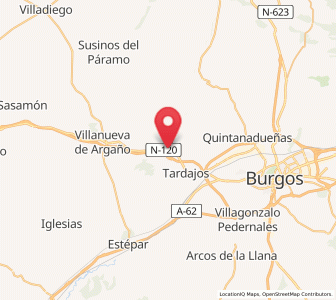 Map of Las Quintanillas, Castille and León