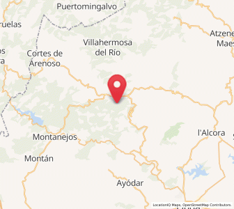 Map of Las Umbrías, Valencia