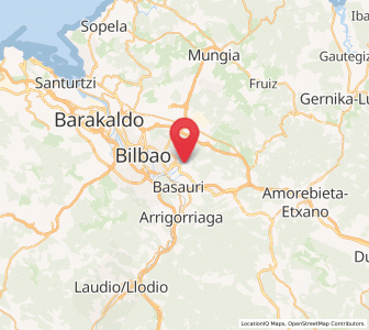 Map of Legizamon, Basque Country