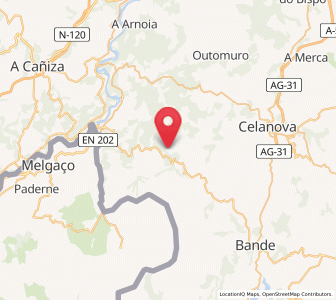 Map of Leirado, Galicia