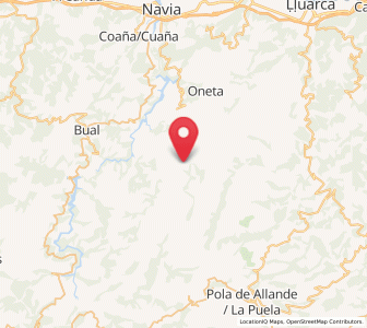 Map of Lendequintana, Asturias