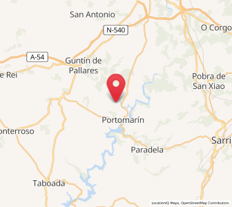 Map of León, Galicia