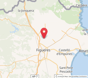 Map of les Masies de Dalt, Catalonia