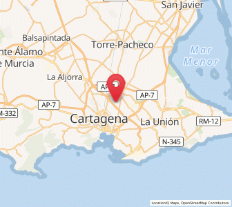 Map of Lo Baturno, Murcia