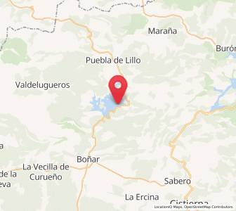 Map of Lodares, Castille and León