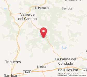 Map of Los Caños, Andalusia