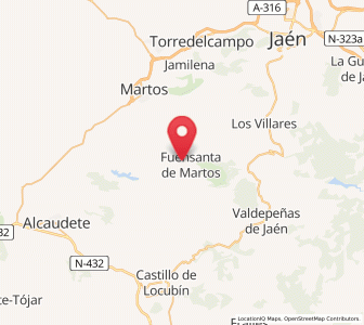 Map of Los Encinares, Andalusia