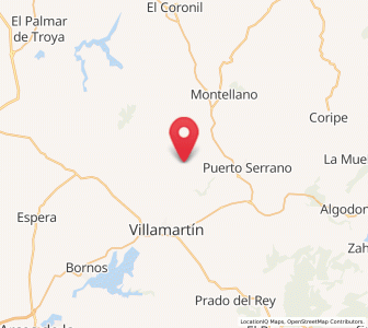 Map of Los Izquierdos, Andalusia