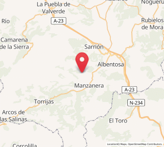 Map of Los Morales, Aragon