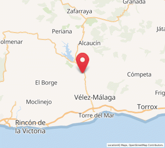 Map of Los Vados, Andalusia