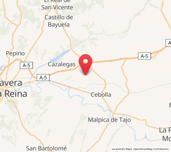 Map of Lucillos, Castille-La Mancha