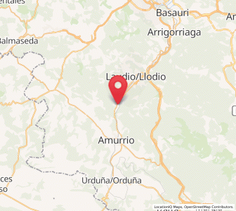 Map of Luiaondo, Basque Country