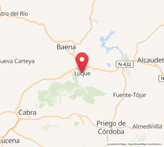 Map of Luque, Andalusia
