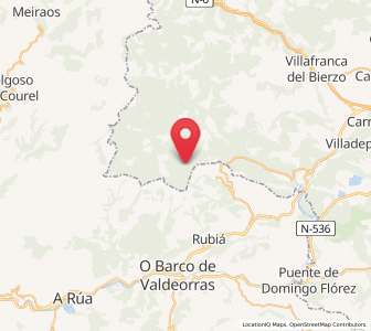 Map of Lusio, Castille and León