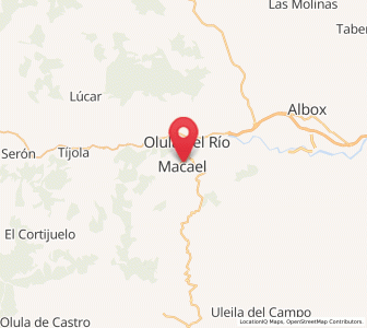 Map of Macael, Andalusia
