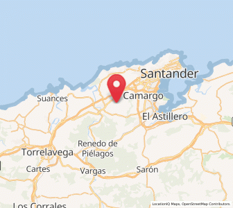 Map of Mahoño, Cantabria