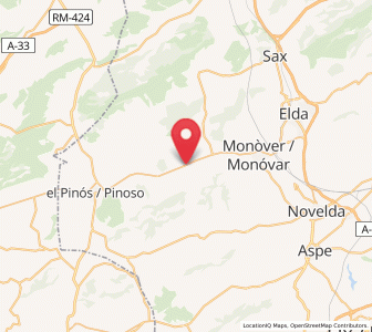 Map of Mañar, Valencia
