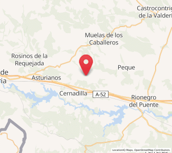 Map of Manzanal de los Infantes, Castille and León