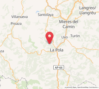 Map of Maramuñiz, Asturias