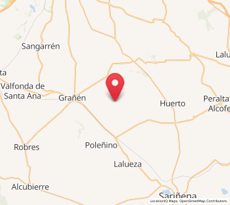 Map of Marcén, Aragon