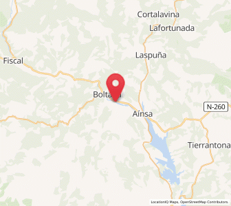 Map of Margudgued, Aragon