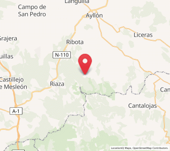 Map of Martín Muñoz de Ayllón, Castille and León