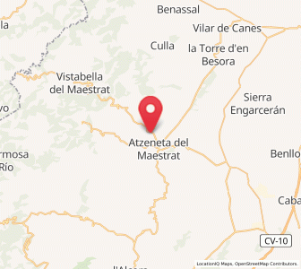 Map of Mas Blanch, Valencia