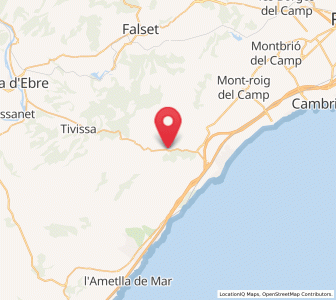 Map of Mas Boquera, Catalonia