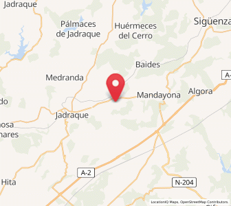 Map of Matillas, Castille-La Mancha