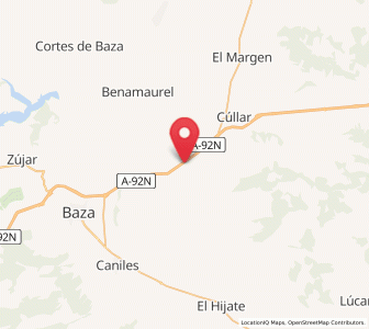Map of Mazarra, Andalusia